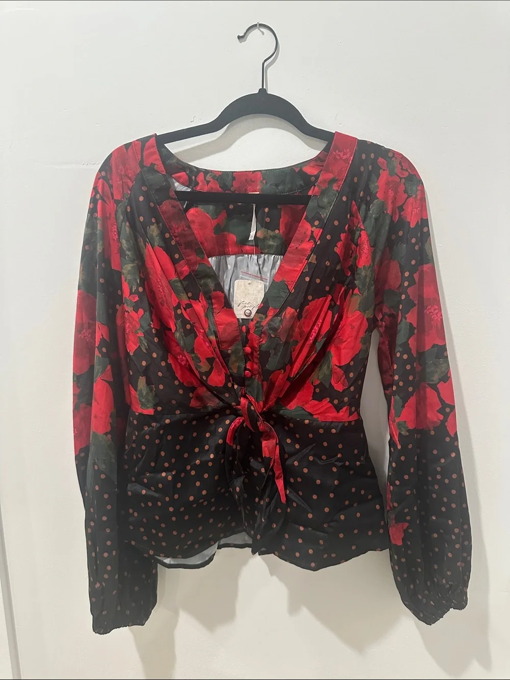 NWT Free People Run Free Blouse